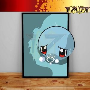 Pokemon poster, Squirtle Poster, Squirtle Squad Poster, Cute meme poster